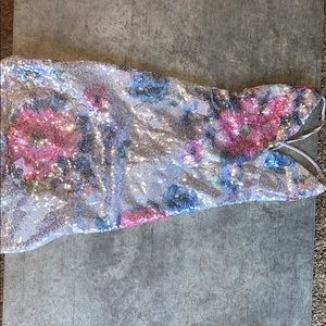 lucy in the sky mini dress